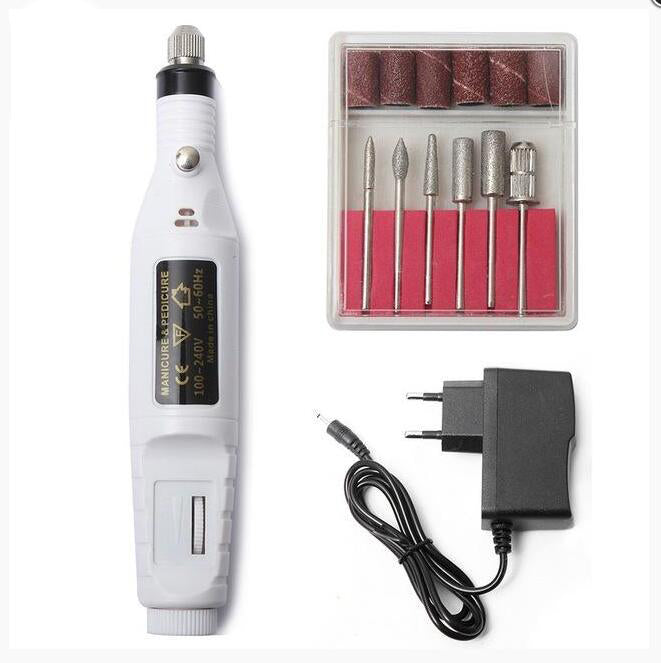 Electric Nail Drill & Buffer Set