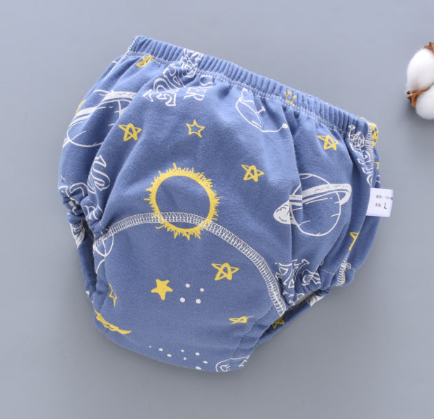 Baby Training Pants 6-Layer Washable Diaper Cover