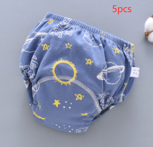 Baby Training Pants 6-Layer Washable Diaper Cover