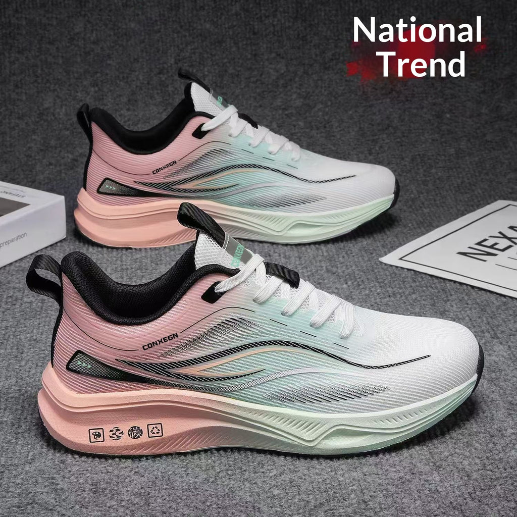 Men's Trendy Hiking Running Shoes — Mesh-Lined Casual Sneakers
