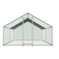 Metal Chicken Coop 3x4x2m Large