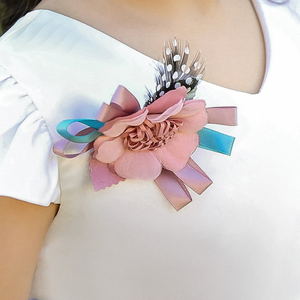 Kids Floral Summer Birthday Princess Dress