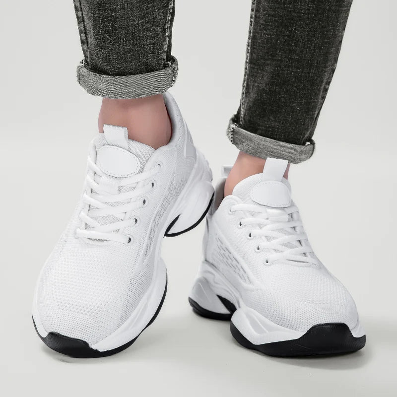 Men's Invisible Height-Increasing Mesh Sneakers