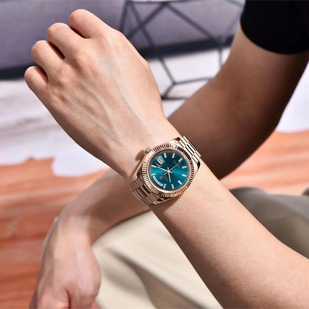 PAGANI DESIGN 1783 Rose Gold Automatic Watch — Sapphire, 10BAR, 40mm