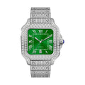 Iced Out D-Color VVS Moissanite Automatic Watch — Sapphire, 40mm