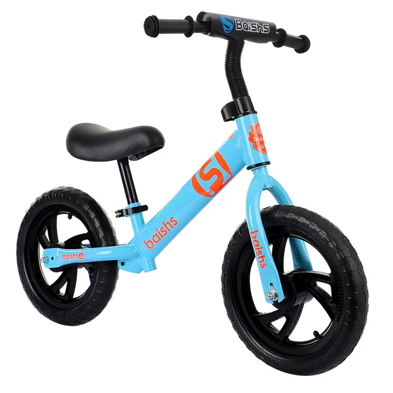 LazyChild Balance Bike for Kids Metal Frame Non-pedal Bicycle 2-6 Years Old Scooter For Children 12 Inch Sliding Balance Scooth