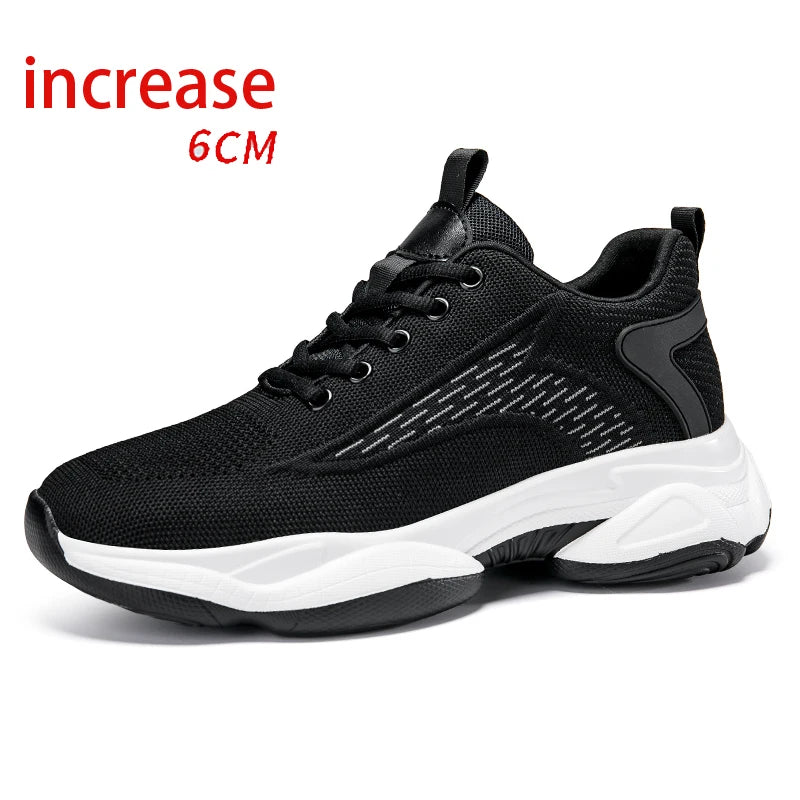 Men's Invisible Height-Increasing Mesh Sneakers