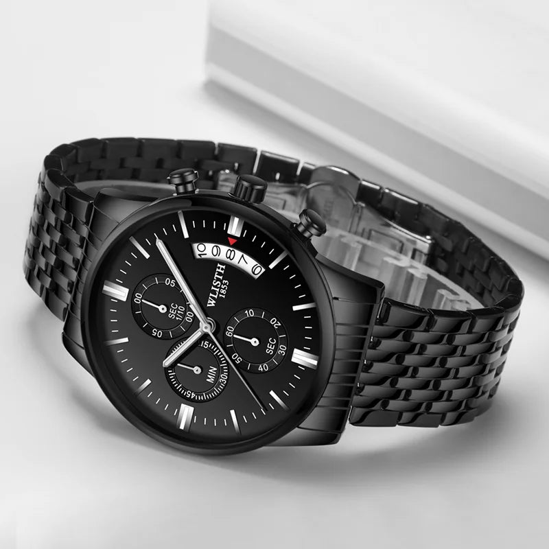 WLISTH Business Quartz Watch — 42mm, Three-Hand, Day/Date, Slim
