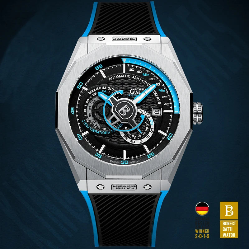 Bonest Gatti CITIZEN Automatic Watch — 42.5mm, 5BAR, Luminous, Backlight