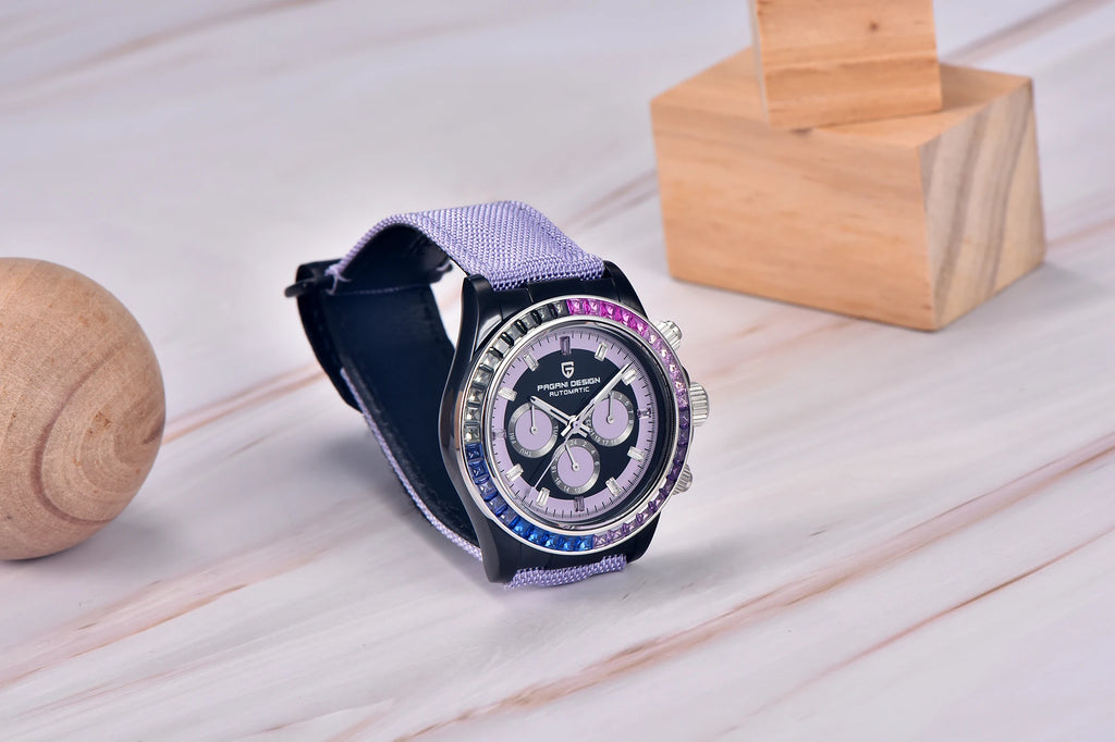 PAGANI DESIGN 1732 Automatic Watch — 30BAR, Sapphire, Leather or Nylon