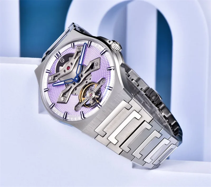 PAGANI DESIGN PD-YS028 Hollow Tourbillon Watch — 42mm, 10BAR