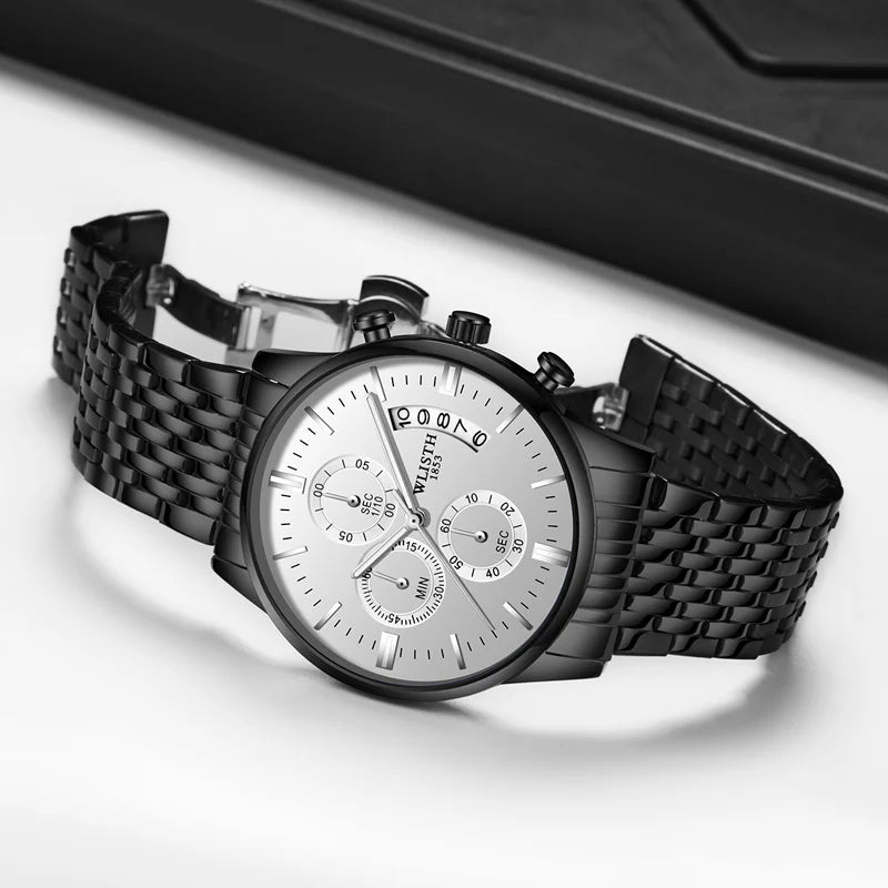 WLISTH Business Quartz Watch — 42mm, Three-Hand, Day/Date, Slim