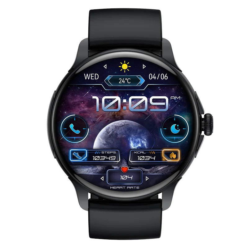 HK49 AMOLED Fitness Smart Watch — 1.43" Screen, Health & Activity Tracking