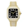 Premium Iced Out Moissanite Automatic Watch — 43mm, Sapphire, Day/Date