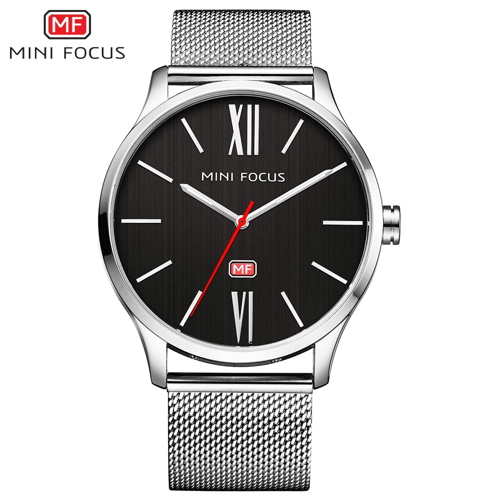MINI FOCUS Chronograph Multi-Zone Quartz Watch — 3BAR, Calendar