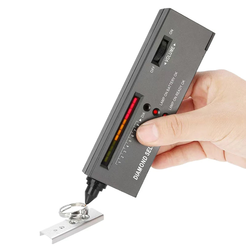 Portable Thermal Conductor Diamond Pen Hardness Tester Metal Tool for Authenticity Detection of Diamonds Moissanite Jadeite Jade