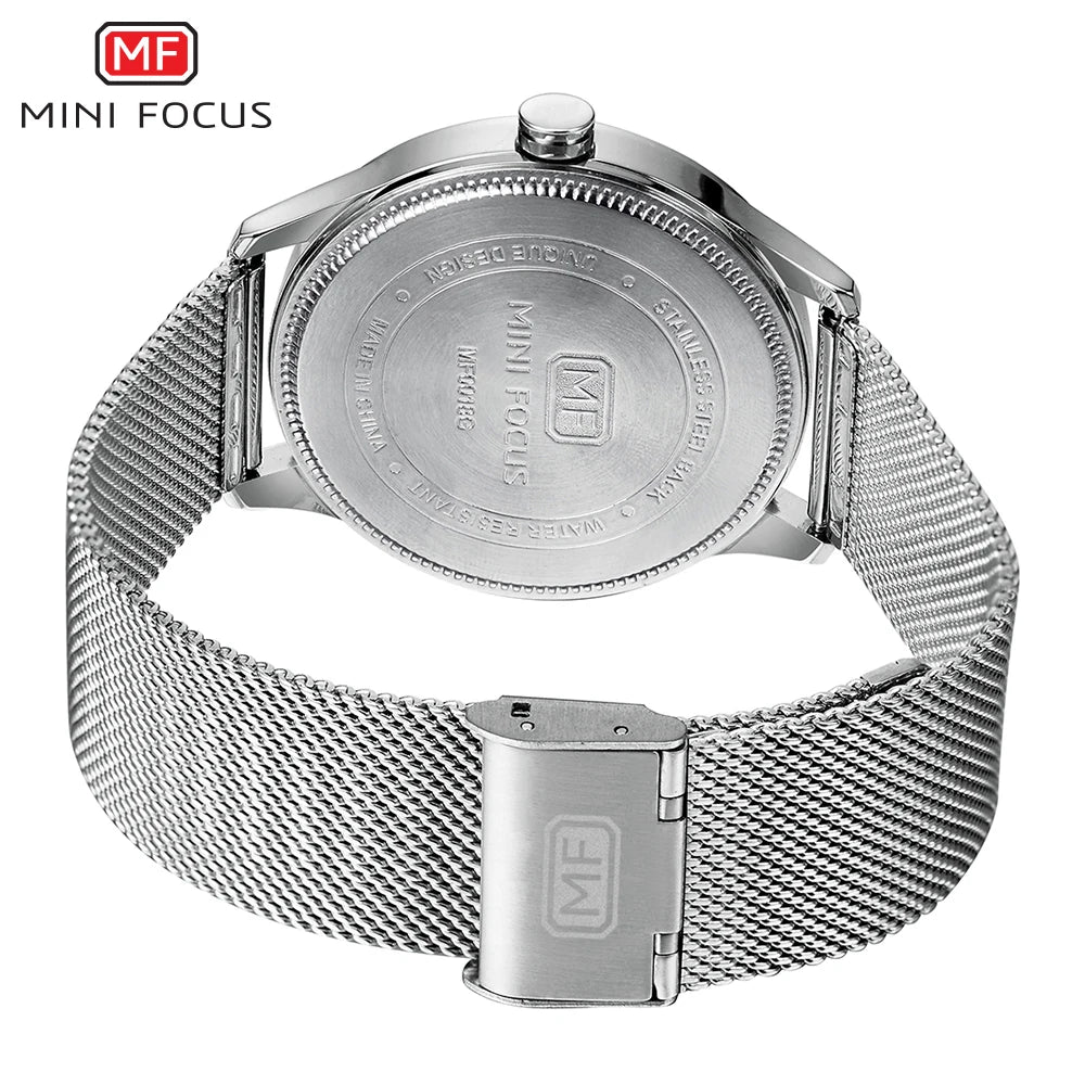MINI FOCUS Chronograph Multi-Zone Quartz Watch — 3BAR, Calendar