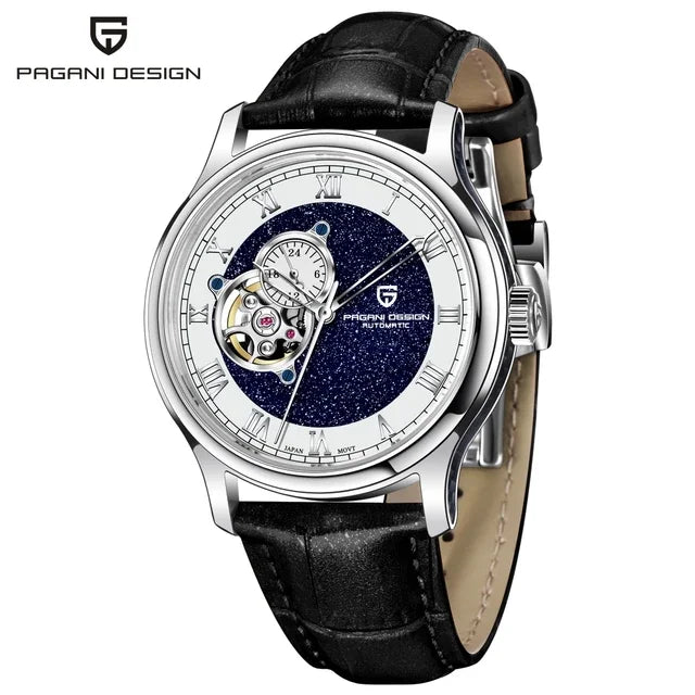 PAGANI DESIGN YS015 SEIKO NH39 Automatic Watch — Sapphire, 5BAR, Leather