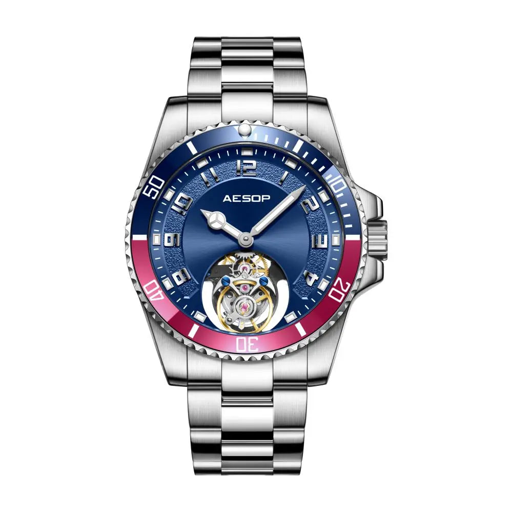 AESOP RTS Tourbillon Diver Watch — 42mm, Sapphire Crystal, 3BAR