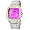 Premium Iced Out Moissanite Automatic Watch — 43mm, Sapphire, Day/Date