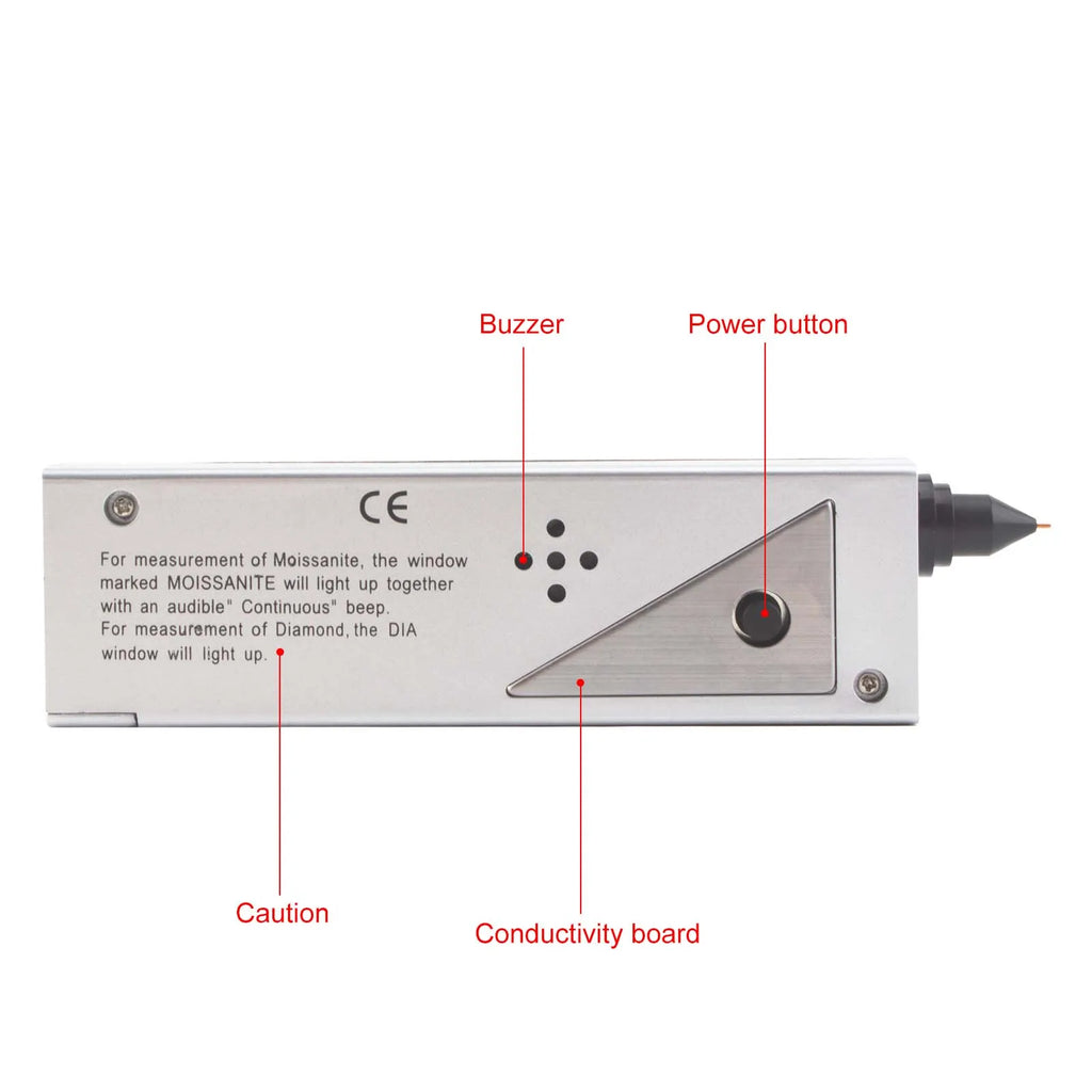 Professional Diamond Tester Pen Jewelry Tool Moissanite Tester Portable Diamond Selector Gemstone Detector for Jewelry Testing