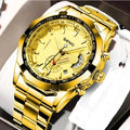 Seno S032 Large Dial Quartz Watch — 46mm, Calendar, 3BAR