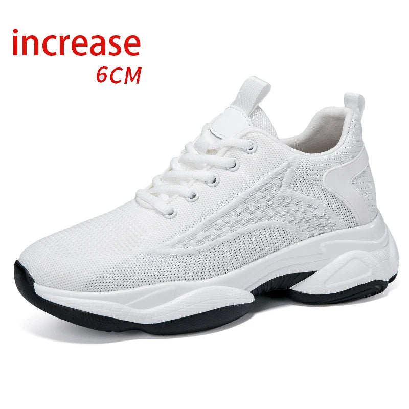 Men's Invisible Height-Increasing Mesh Sneakers