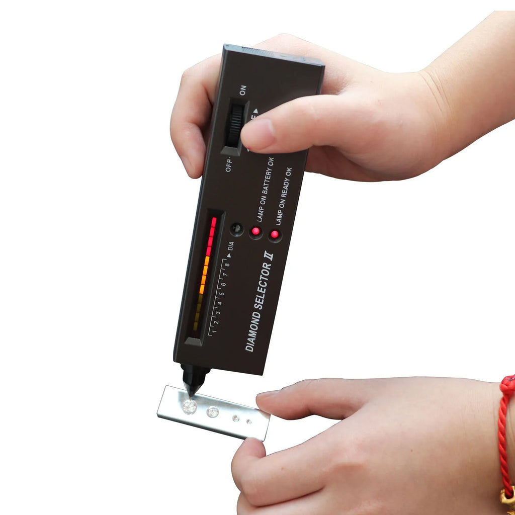 Portable Thermal Conductor Diamond Pen Hardness Tester Metal Tool for Authenticity Detection of Diamonds Moissanite Jadeite Jade