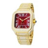 Premium Iced Out Moissanite Automatic Watch — 43mm, Sapphire, Day/Date