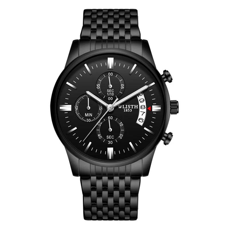 WLISTH Business Quartz Watch — 42mm, Three-Hand, Day/Date, Slim
