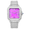 Premium Iced Out Moissanite Automatic Watch — 43mm, Sapphire, Day/Date