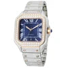 Premium Iced Out Moissanite Automatic Watch — 43mm, Sapphire, Day/Date