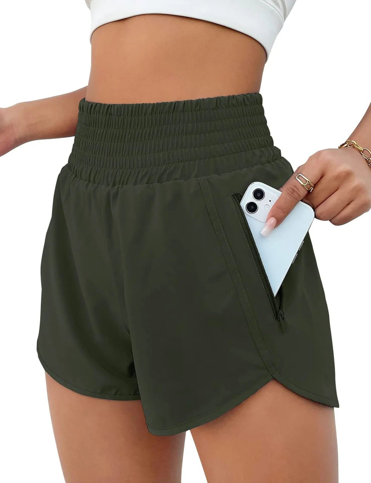 2-in-1 Workout Shorts with Liner
