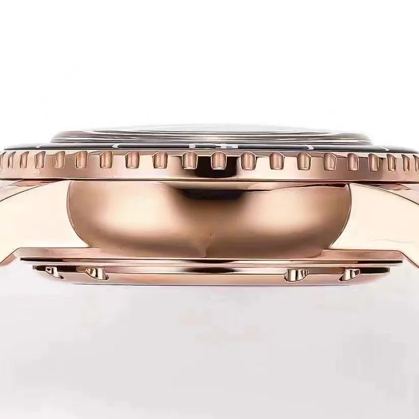 Luxury 18K Rose Gold Tourbillon Diver — 8-Day Reserve, 30BAR, 45mm