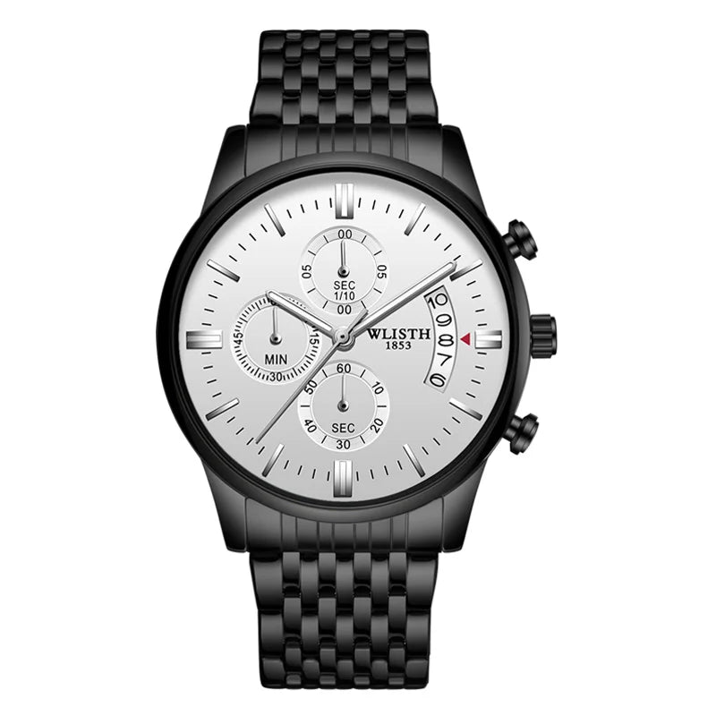 WLISTH Business Quartz Watch — 42mm, Three-Hand, Day/Date, Slim
