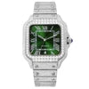 Premium Iced Out Moissanite Automatic Watch — 43mm, Sapphire, Day/Date