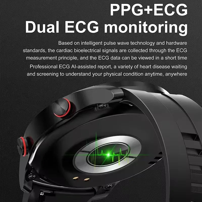 HW20 ECG Smart Watch — Heart Rate, GPS, Wireless Calling