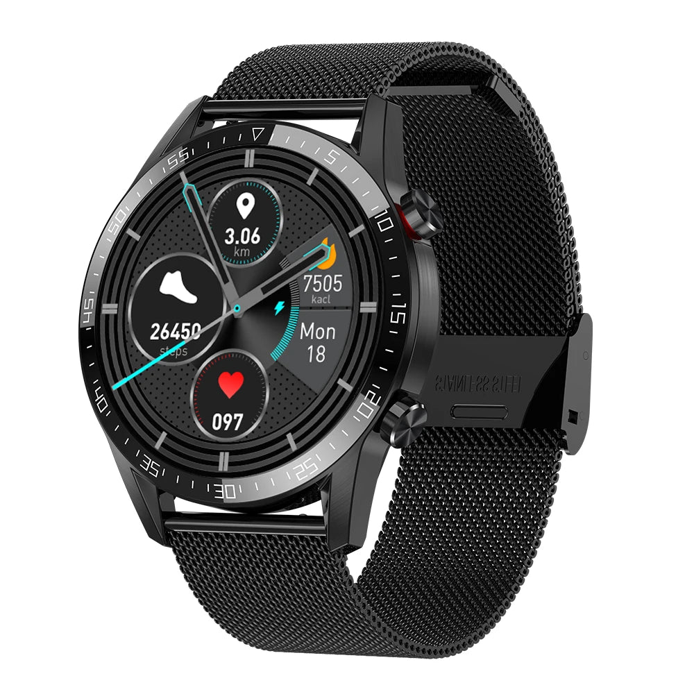 Upper Retina G5 Smart Watch — 1.39" AMOLED, IP68 Waterproof, Full Round