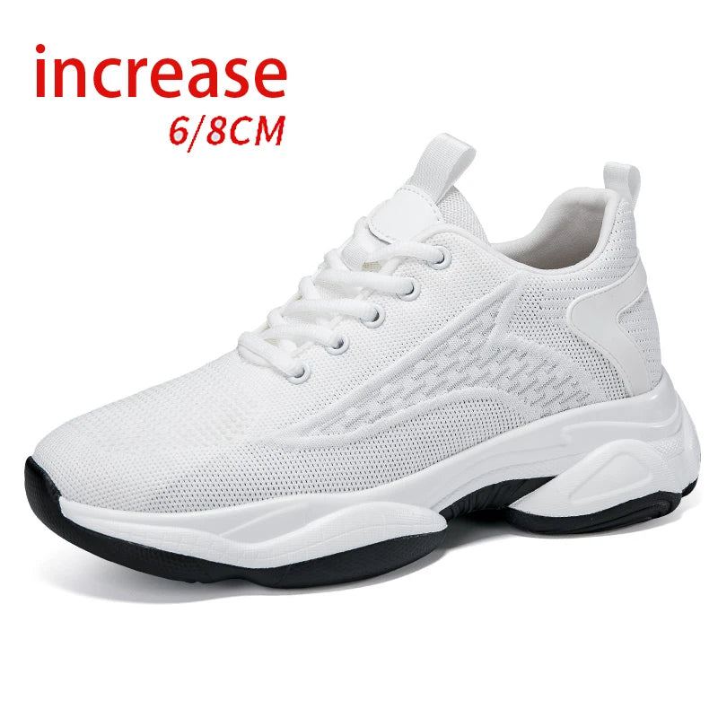 Men's Invisible Height-Increasing Mesh Sneakers