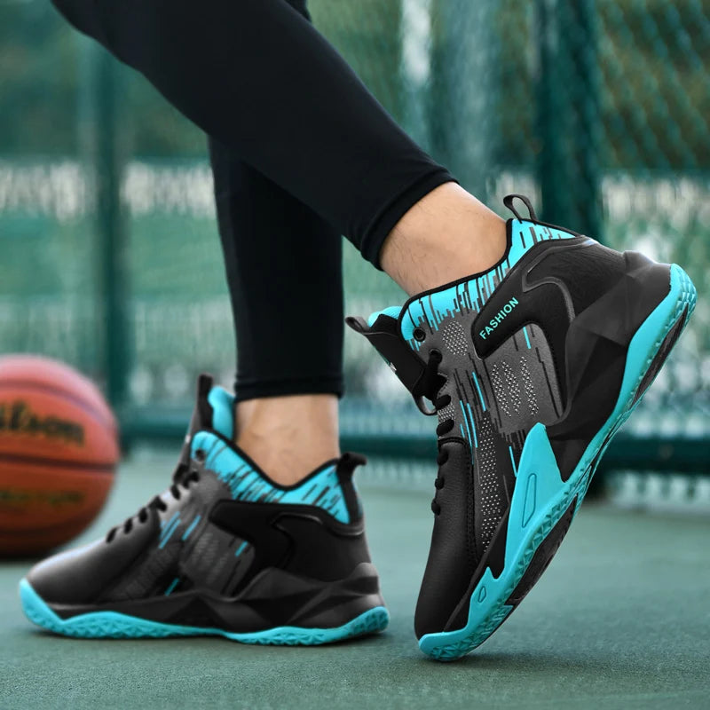 OEM ODM Brand Logo Custom Men Fashion Style High Big Size Sports Professional Sneakers Basketball Shoes