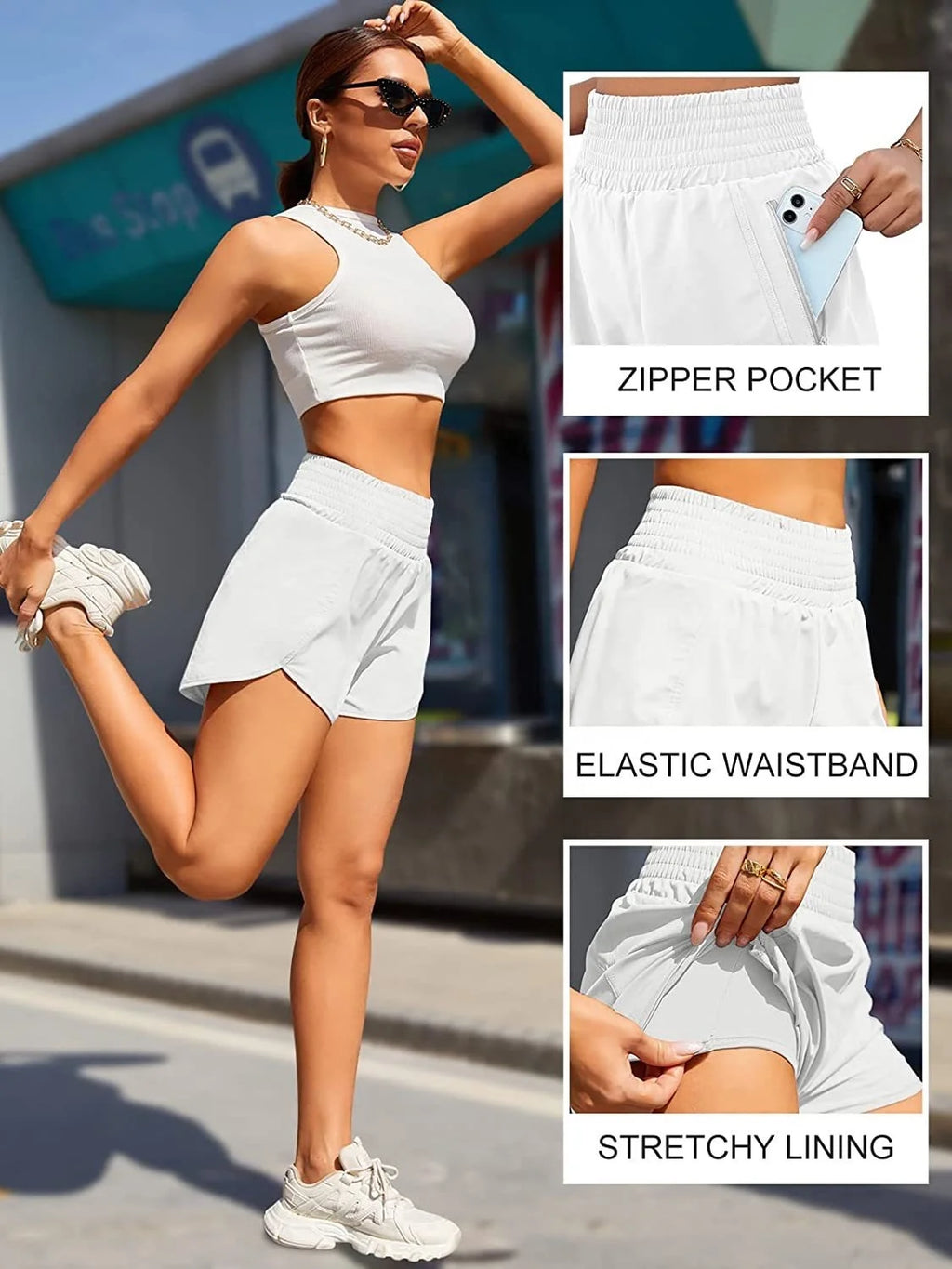 2-in-1 Workout Shorts with Liner