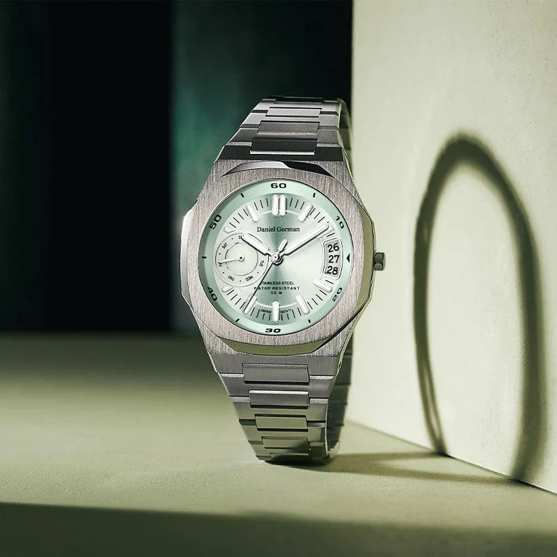Daniel Gorman Japan Quartz Watch — 40mm, Day/Date, Week Display, 5BAR