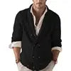 Men Sweater Cardigans Knitted Long Sleeve Spring Man Business  Turtleneck Cardigan Sweaters Double Breasted