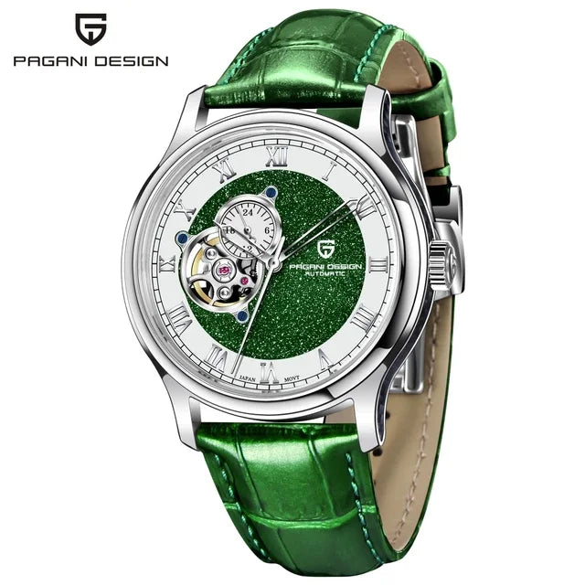 PAGANI DESIGN YS015 SEIKO NH39 Automatic Watch — Sapphire, 5BAR, Leather