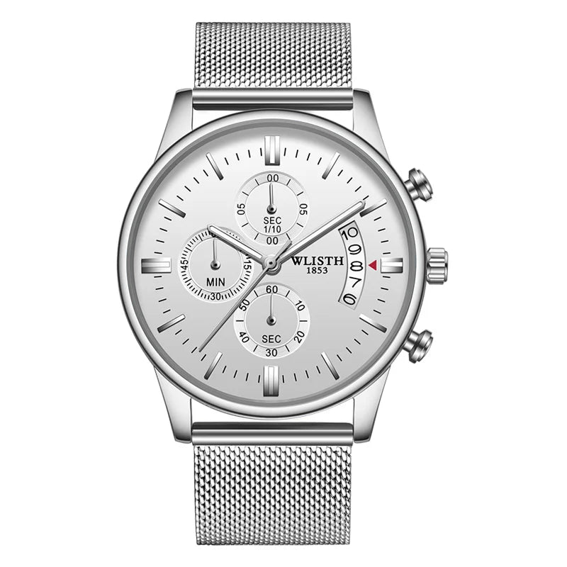 WLISTH Business Quartz Watch — 42mm, Three-Hand, Day/Date, Slim