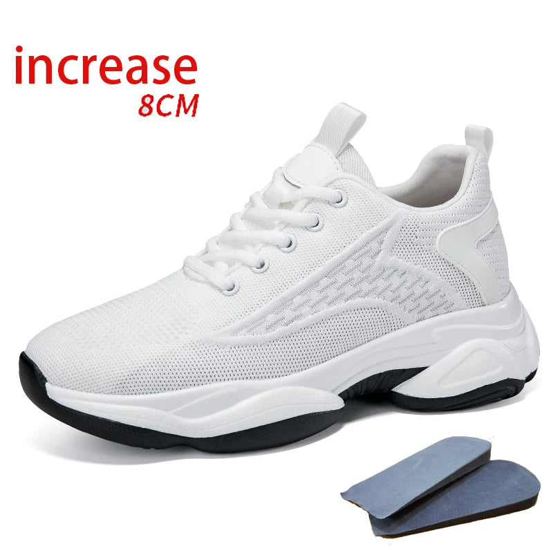 Men's Invisible Height-Increasing Mesh Sneakers