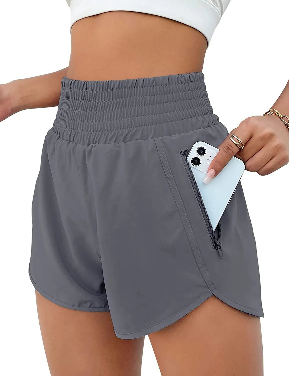 2-in-1 Workout Shorts with Liner