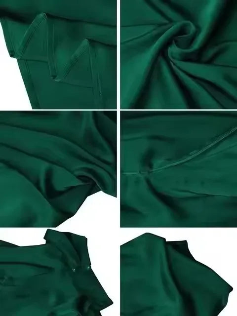 Evening Dress Party Clothes Ladies Women Fashion Elegant Celebrity Dresses Summer High-End Silk Satin Sleeveless Long Dress