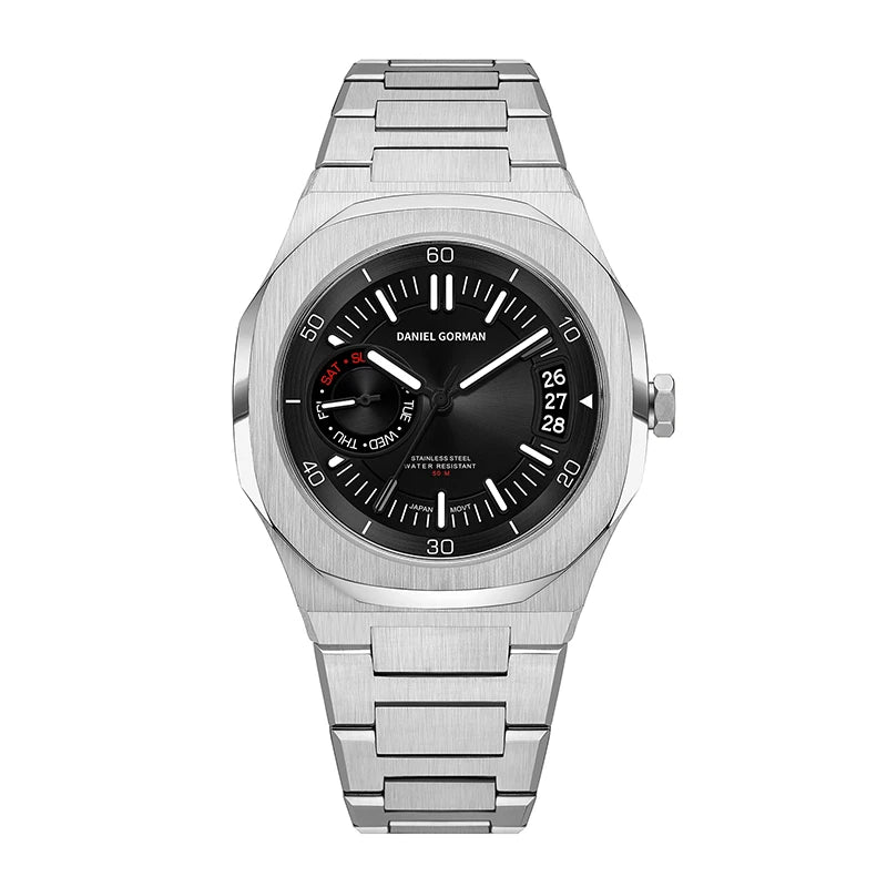 Daniel Gorman Japan Quartz Watch — 40mm, Day/Date, Week Display, 5BAR