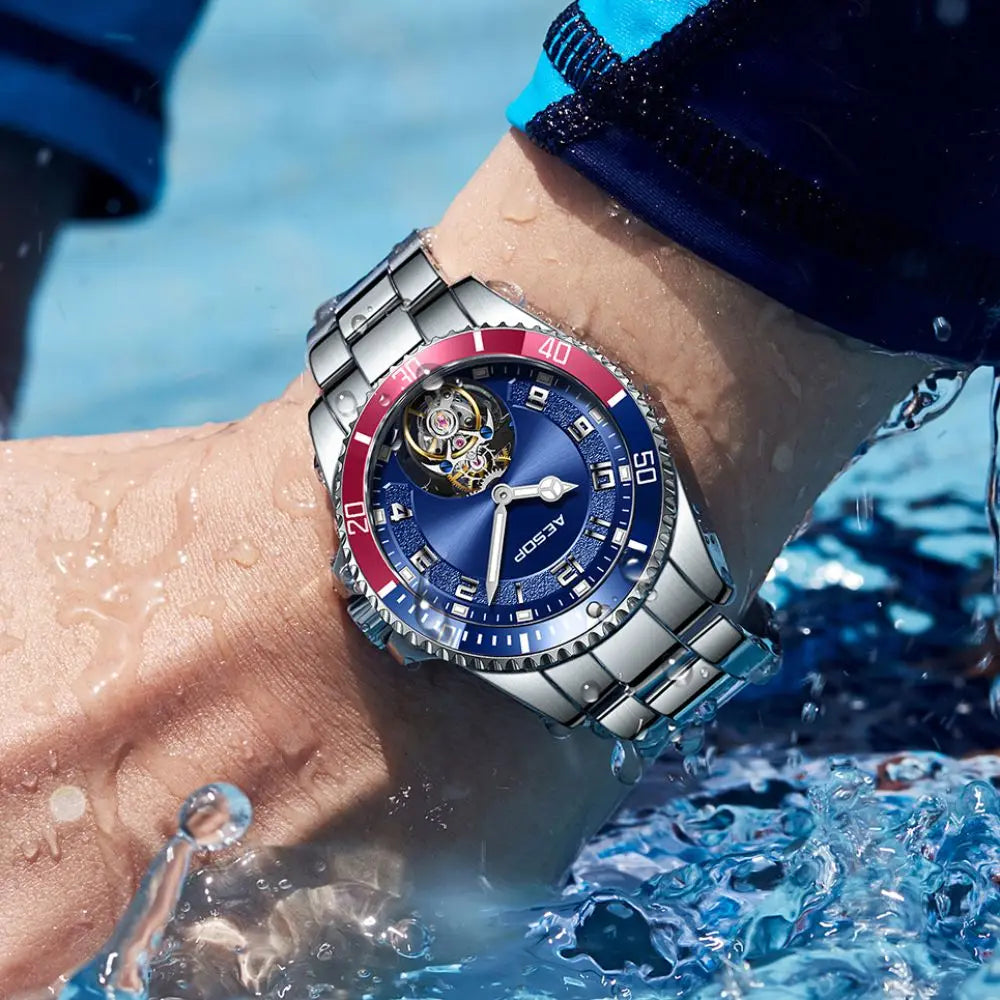 AESOP RTS Tourbillon Diver Watch — 42mm, Sapphire Crystal, 3BAR